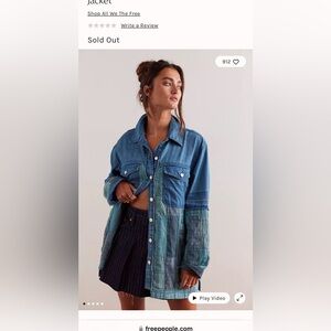 —-SOLD——/We the free heritage denim shirt